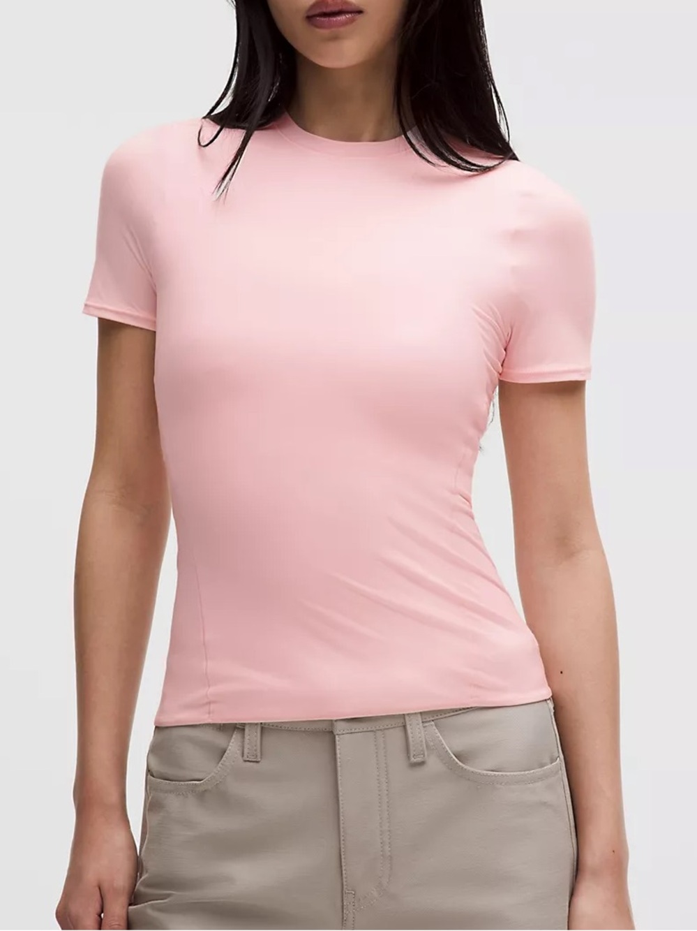 Lululemon Wundermost Ultra-Soft Nulu Hip-Length Crewneck Shirt